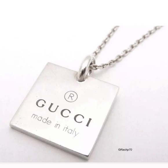 Gucci Other - New Authentic GUCCI Trademark Logo Necklace 18"